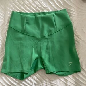 Gymshark apple green shorts